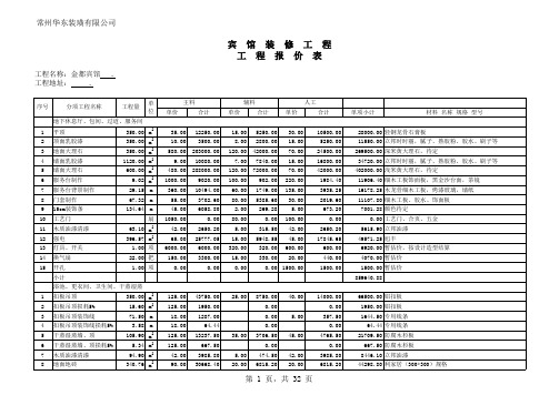 宾馆装修报价_1