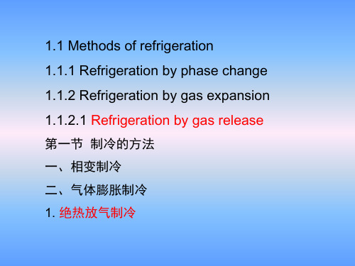 A第一章  制冷与低温的热力学基础 2 (1.1.2)_2016_09_21