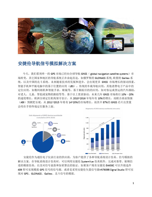 安捷伦导航信号模拟解决方案