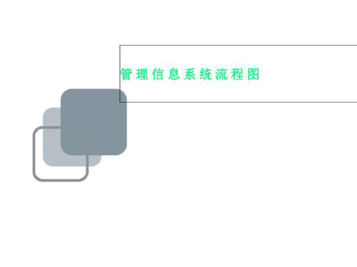 管理信息系统流程图