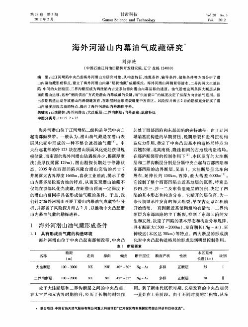 海外河潜山内幕油气成藏研究