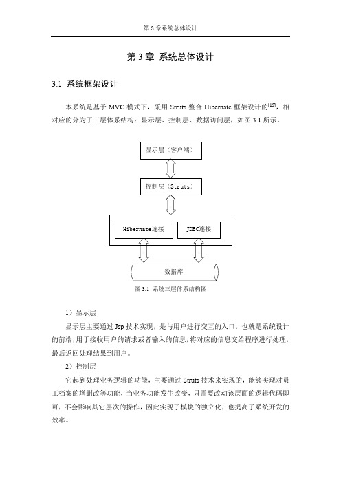 档案管理系统总体设计