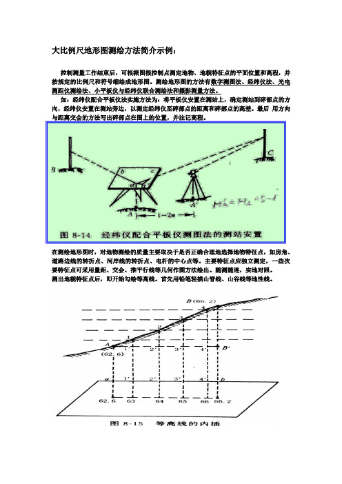 大比例尺地形图测绘方法简介示例