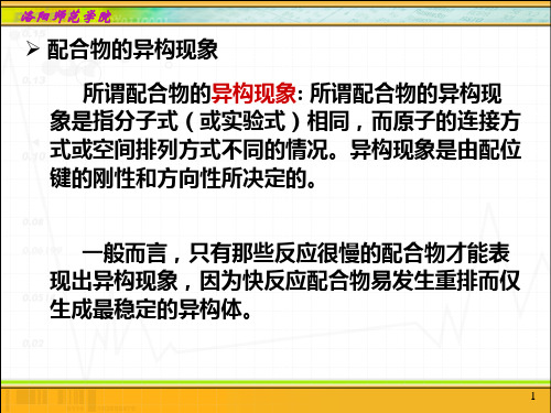 配合物的立体结构-(2)PPT课件