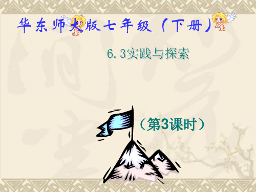 〔华东师大版〕实践与探索 教学PPT课件3