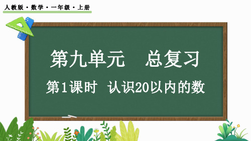 (2023秋)人教版一年级数学上册《总复习 认识20以内的数》PPT课件