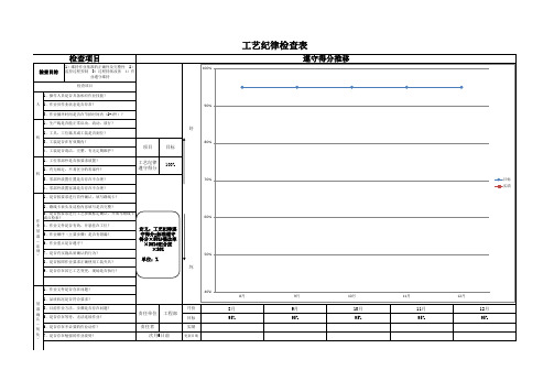 工艺纪律检查表