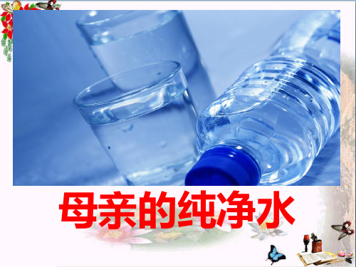 母亲的纯净水优质课ppt课件(北师大版六年级语文上册课件)