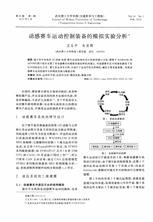 动感赛车运动控制装备的模拟实验分析