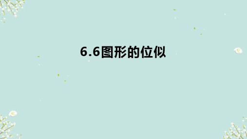 6.6图形的位似 课件(共46张PPT)  苏科版数学九年级下册