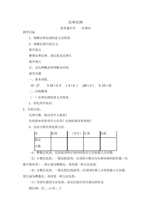 经增河 比和比例