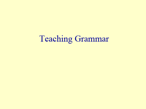 Teaching-Grammar-语法教学