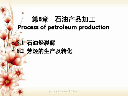 化工工艺学第八章石油产品加工