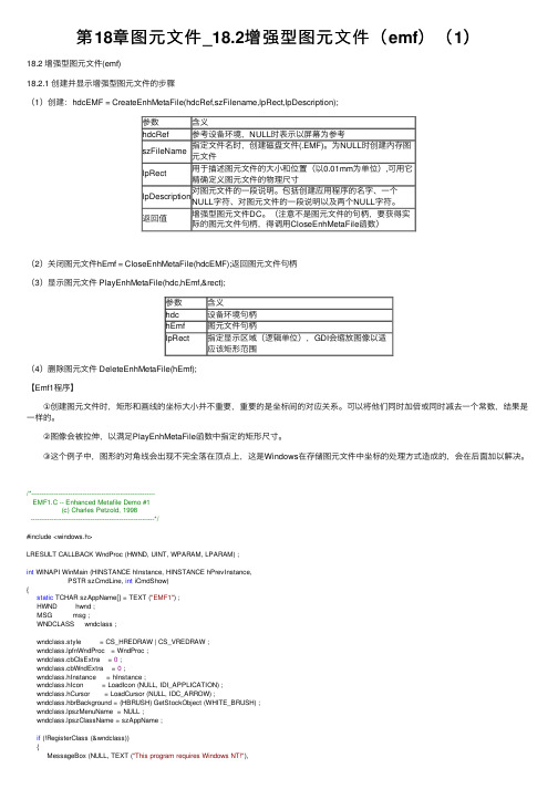 第18章图元文件_18.2增强型图元文件（emf）（1）