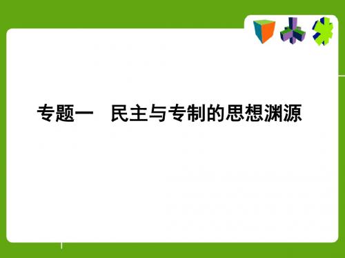 近代社会的民主思想与实践