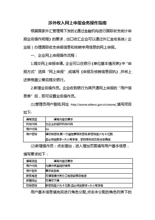 国际收支申报指南