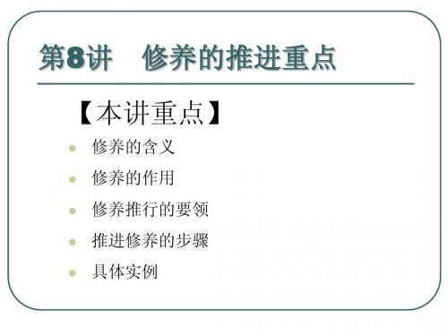 ISO9001整理整顿清扫清洁修养