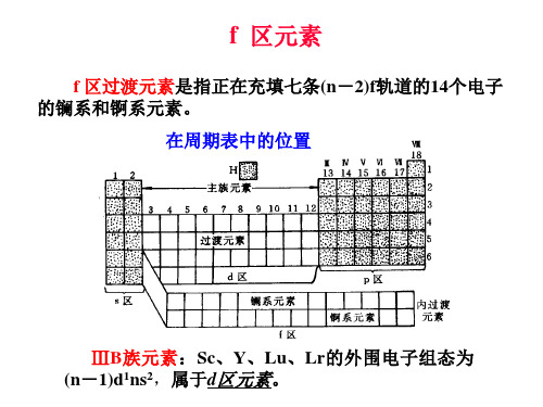 f区元素