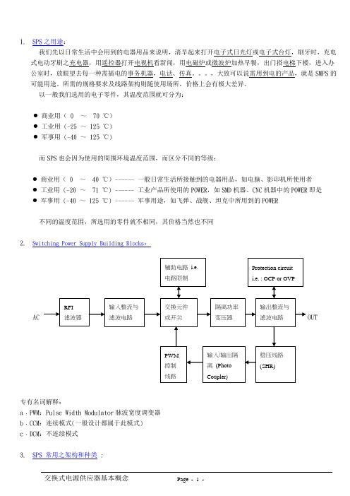 SPS电源