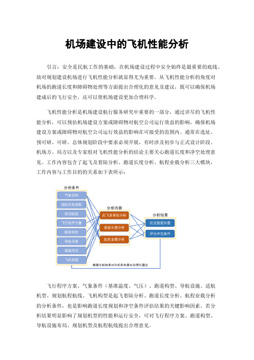 机场建设中的飞机性能分析