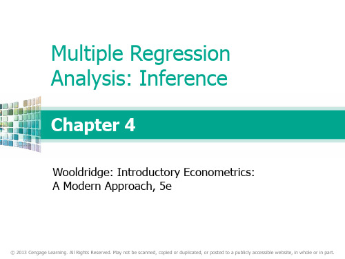 《计量经济学导论》ch4