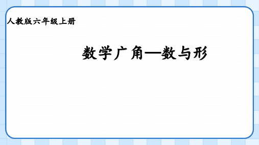 人教版六年级数学上册数学广角——数与形(课件)