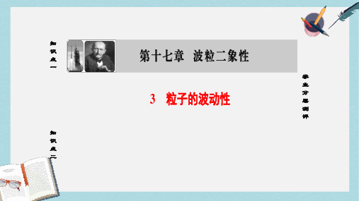 2019-2020年高中物理第17章波粒二象性3粒子的波动性课件新人教选修3_5