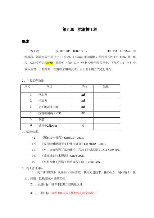 抗滑桩工程