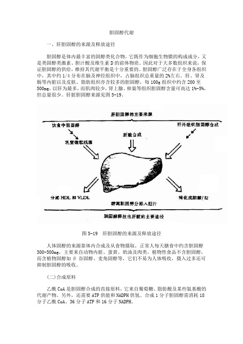 胆固醇代谢