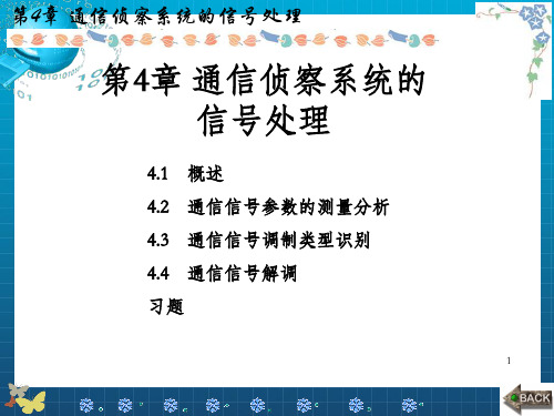 通信对抗原理第4章 通信侦察系统的信号处理_OK