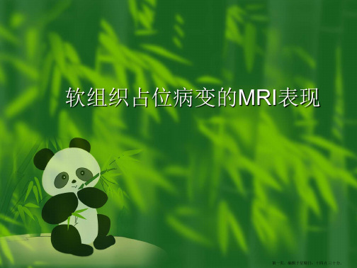 软组织占位MR表现