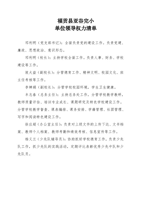 单位领导权力清单--14