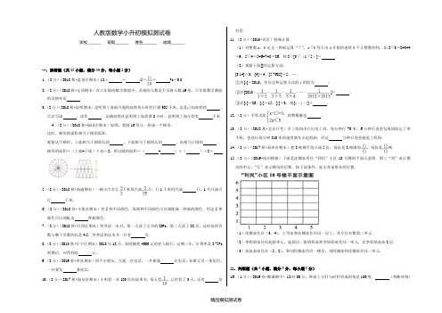 【人教版】数学小升初押题卷(含答案)