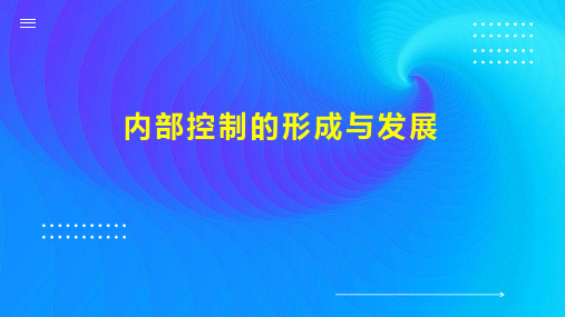 内部控制的形成与发展