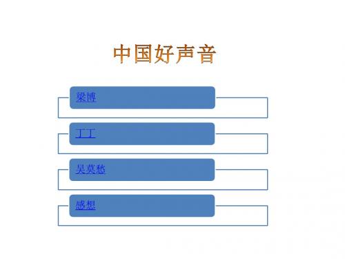 中国好声音