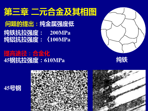 第三章 二元合金及其相图