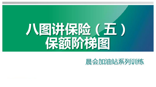 八图讲保险五制定保额阶梯图14页