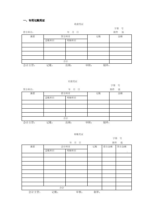 生产成本明细账（多栏式）