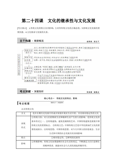 2015届高考政治第一轮考点复习导学案22