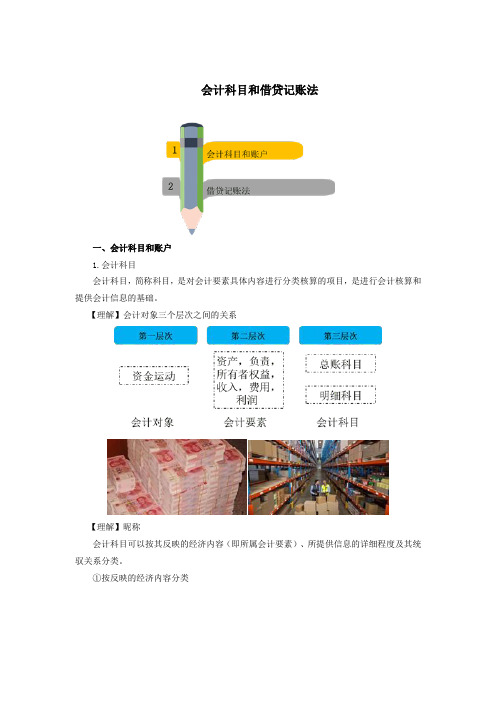 会计科目和借贷记账法