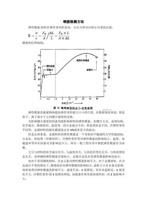 钢筋检测与弹性模量关系的研究