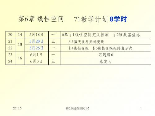 线性空间