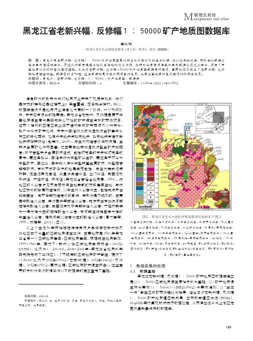 黑龙江省老新兴幅、反修幅1∶50000矿产地质图数据库