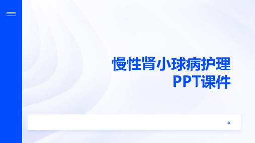 慢性肾小球病护理PPT课件