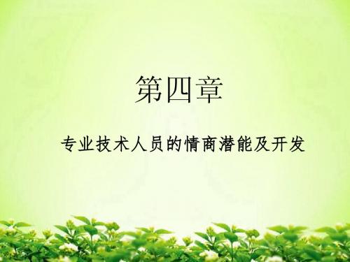 04专业技术人员的情商潜能及开发