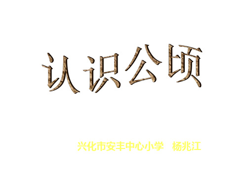 五年级上册数学课件认识公顷苏教版1
