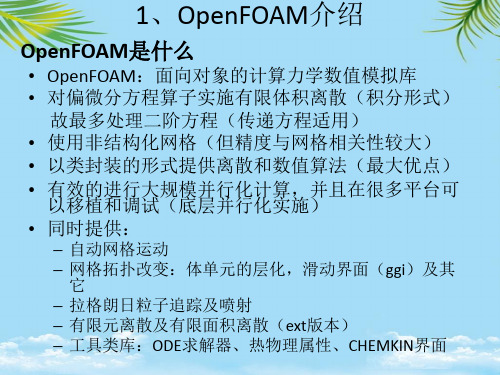 【精】OpenFOAM讲座高级篇殷亮