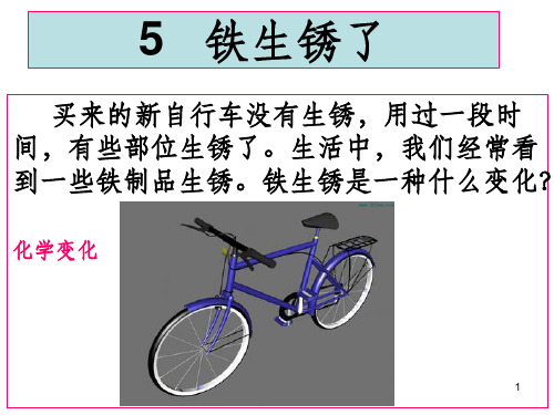 教科版科学六年级下册《铁生锈了》PPT课件