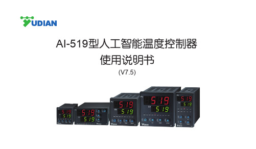 宇电AI-519型人工智能温度控制器 S081-04中文说明书