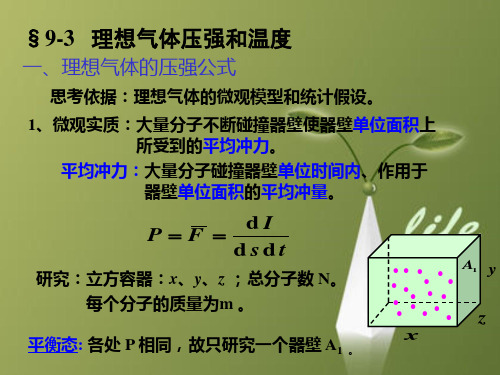 课件：理想气体压强和温度